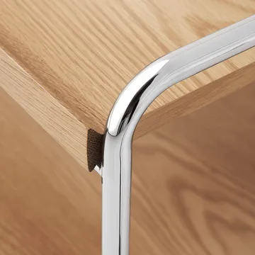 Alima NDS6 shelf - Lacquered oak-chrome - &Tradition