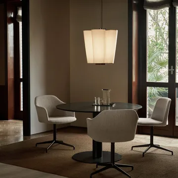 Bella chandelier pendant lamp - SC114, Bronzed & Soft Canvas, Ø47.2 cm - &Tradition