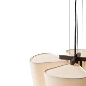 Bella chandelier pendant lamp - SC115, Bronzed & Soft Canvas, Ø54 cm - &Tradition