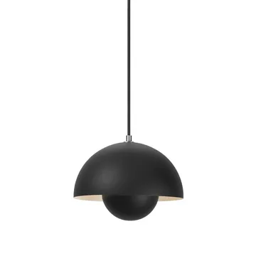 Flowerpot VP1 pendant lamp - matte black - &Tradition