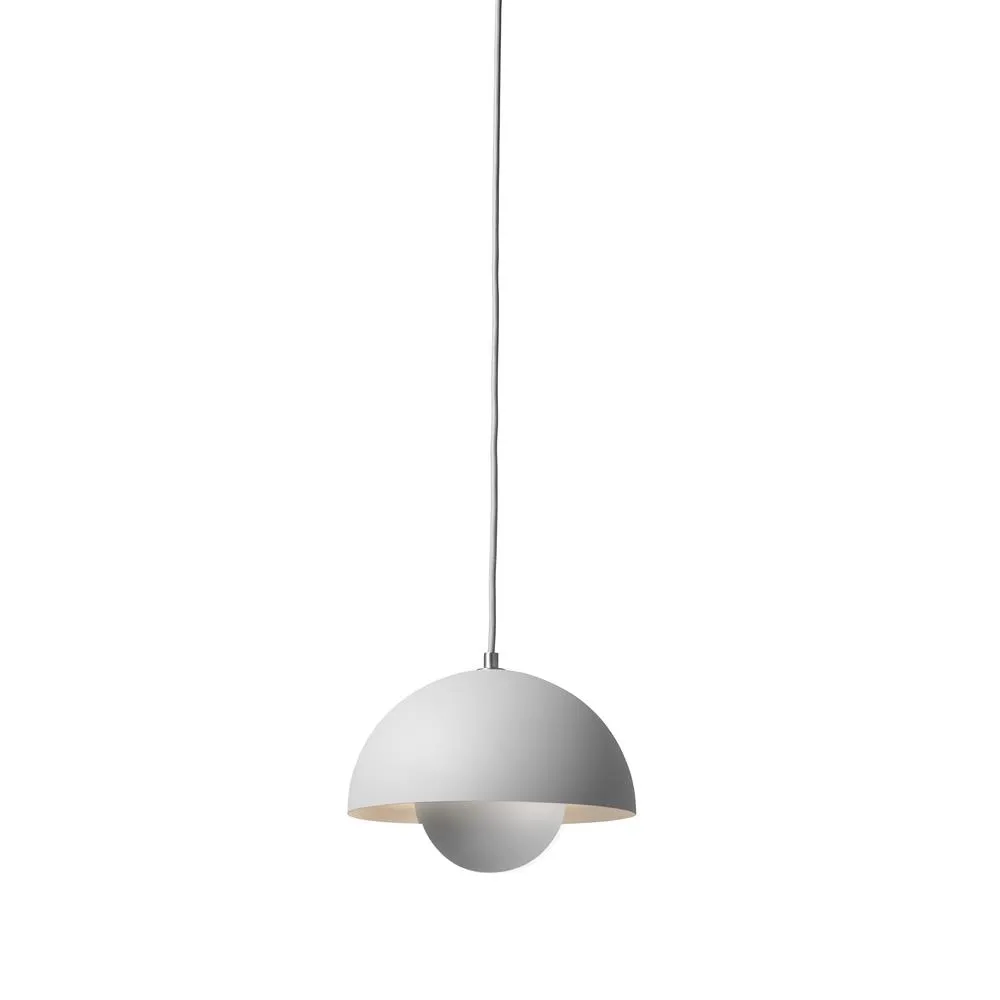 Flowerpot VP1 pendant lamp, matte light grey &Tradition