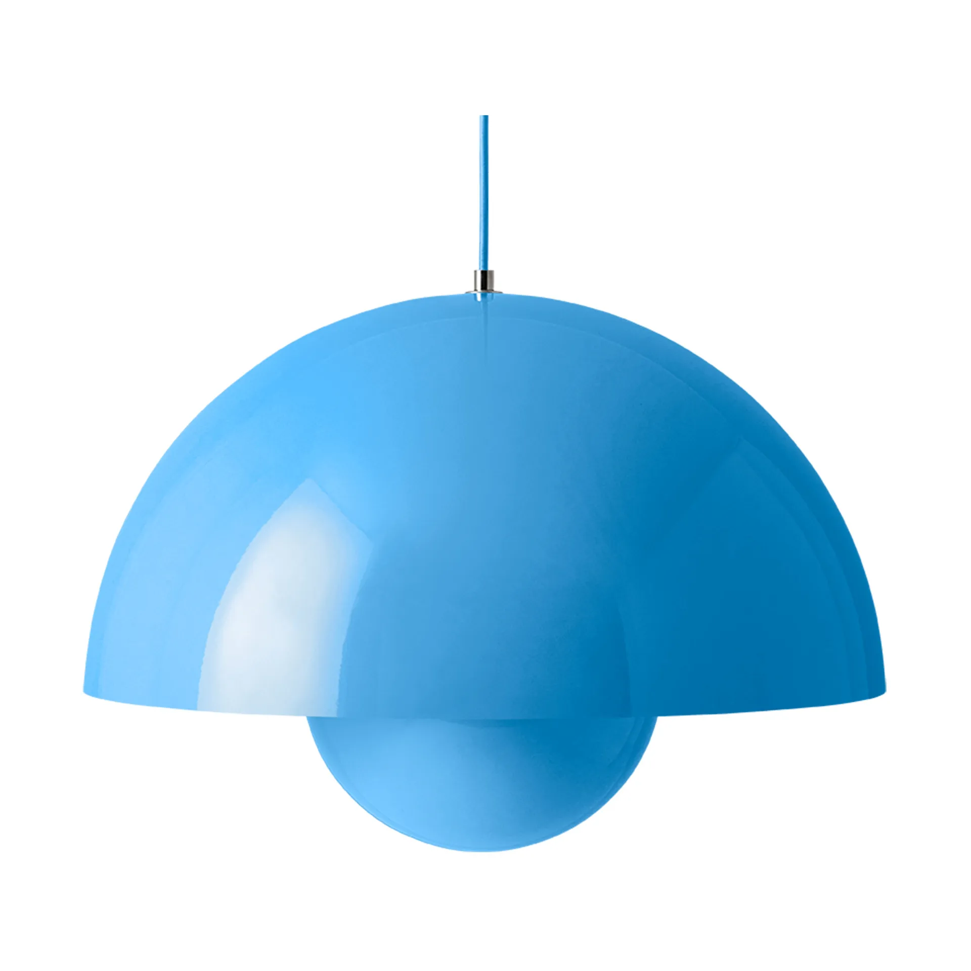 Flowerpot VP2 pendant lamp big, Swim blue &Tradition