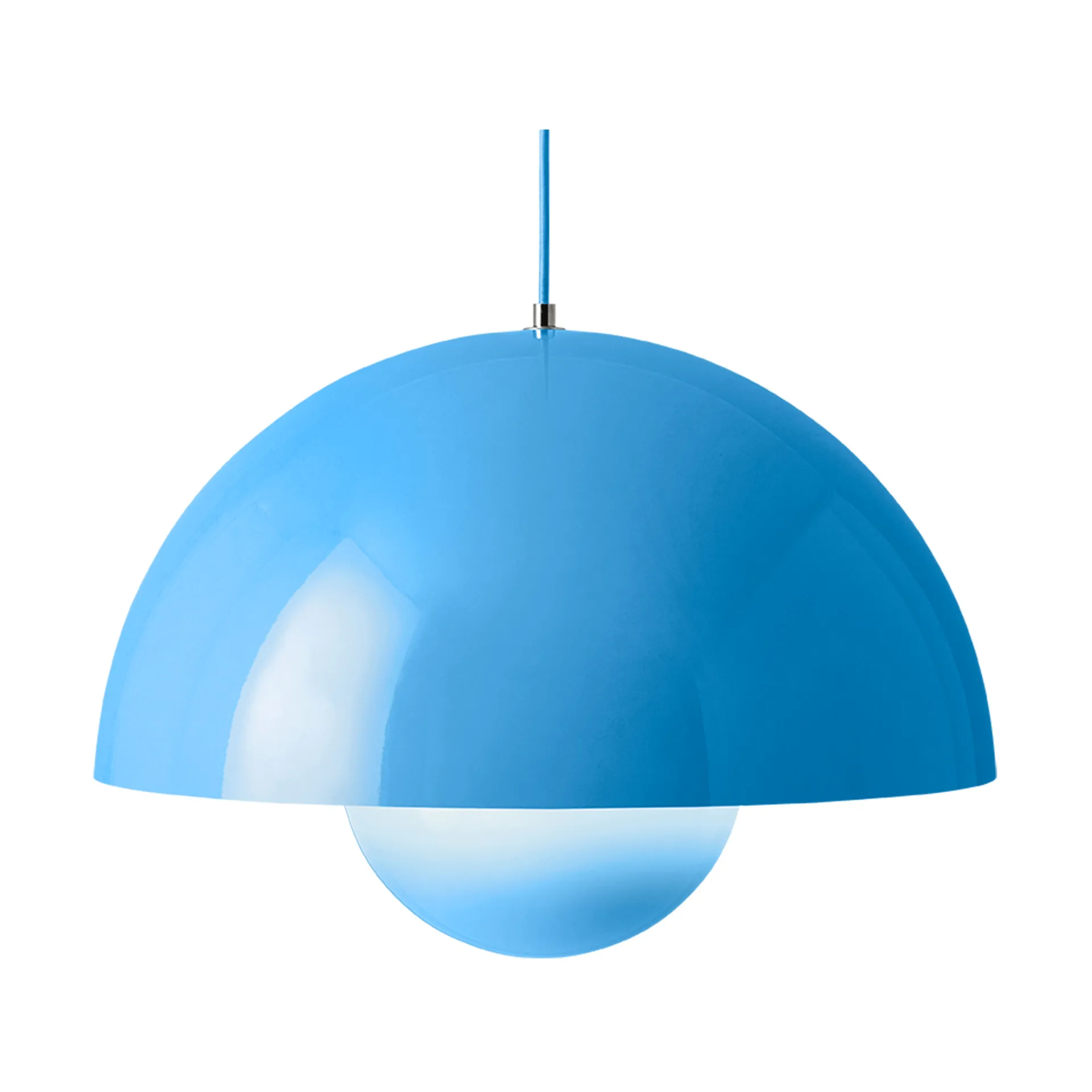 Flowerpot VP2 pendant lamp big, Swim blue &Tradition