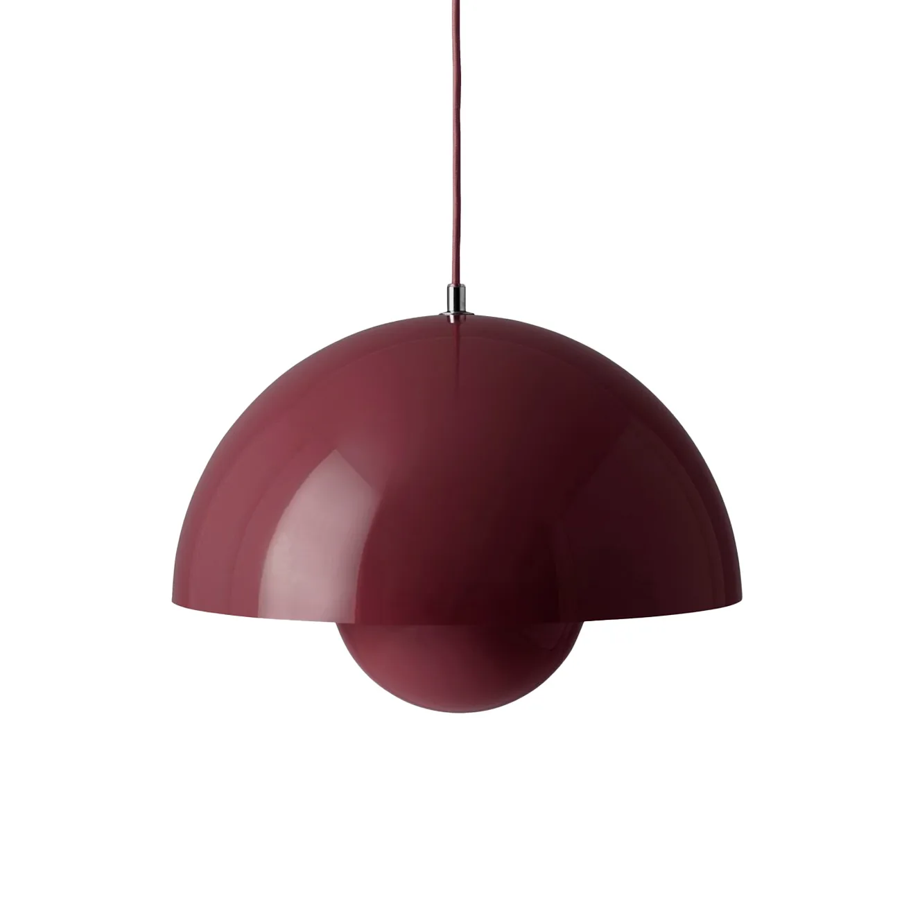 Flowerpot VP7 pendant lamp, Dark plum &Tradition