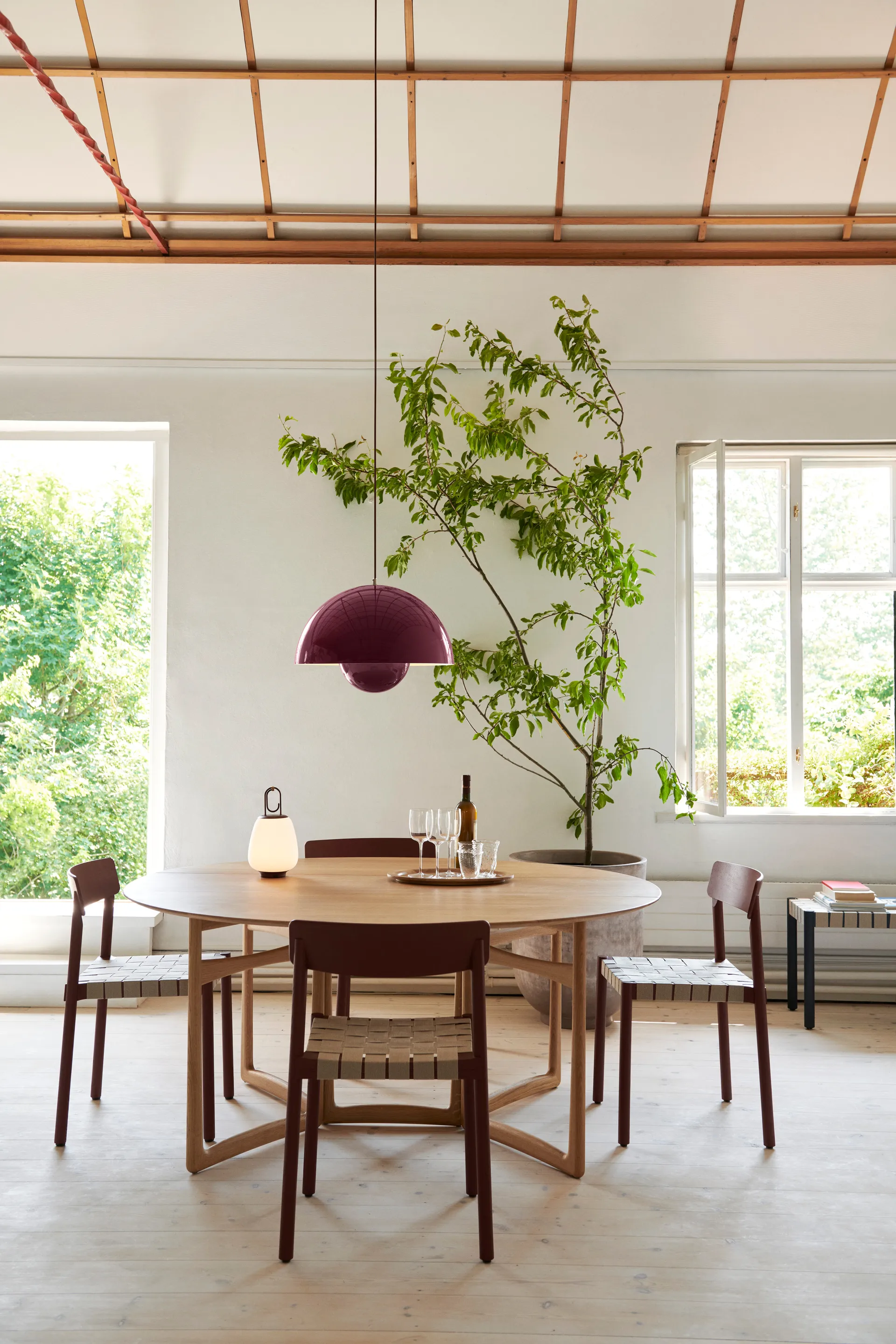 Flowerpot VP7 pendant lamp, Dark plum &Tradition