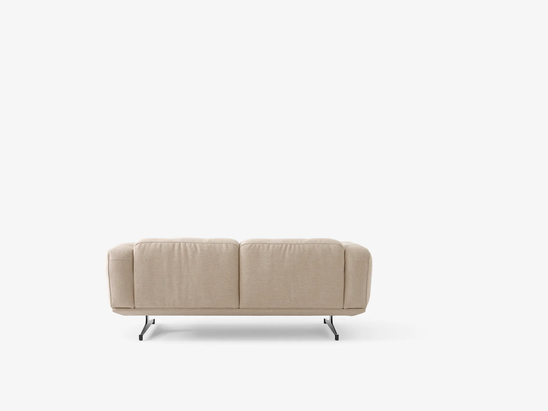 Inland AV22 sofa 2-seater, Clay 0011-warm black &Tradition