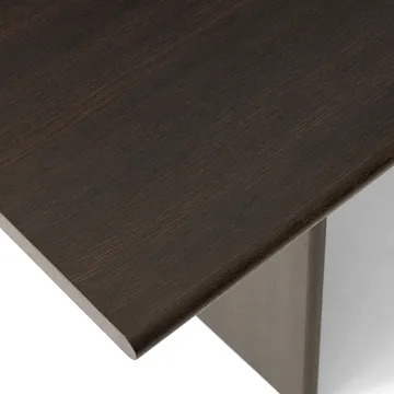 Ita OS2 dining table with cable management 95x260 cm - Dark stained oak - &Tradition