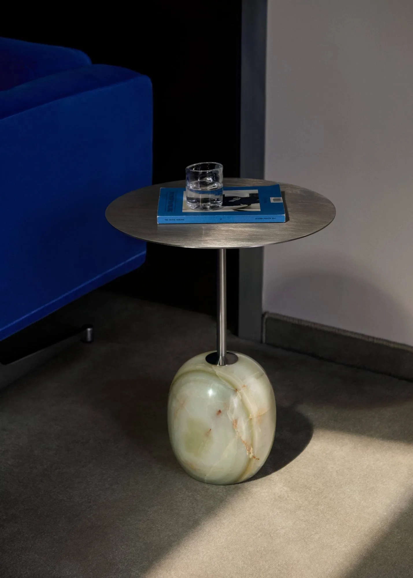 Lato LN9 side table, Deep green-verde grigio, 40x50x45 cm &Tradition