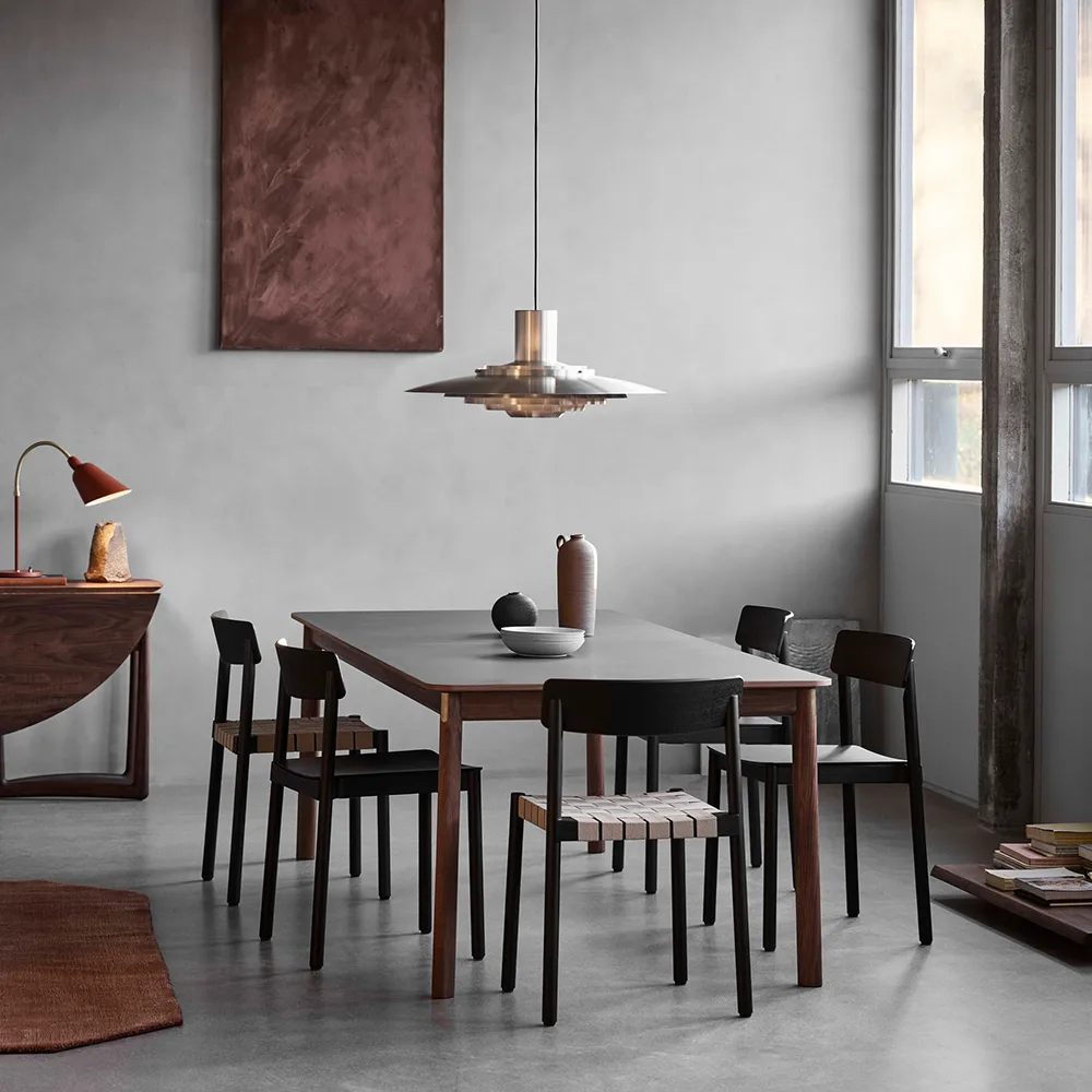 Patch HW2 dining table, Griogo londra. smoked oiled oak stand &Tradition