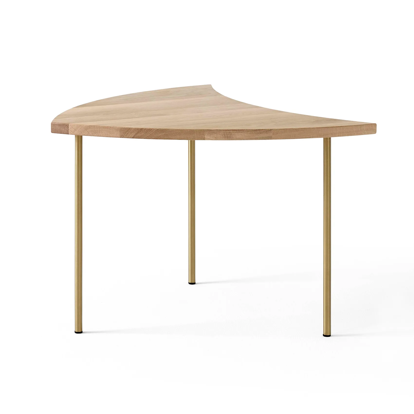 Pinwheel side table HM7, White oiled oak &Tradition