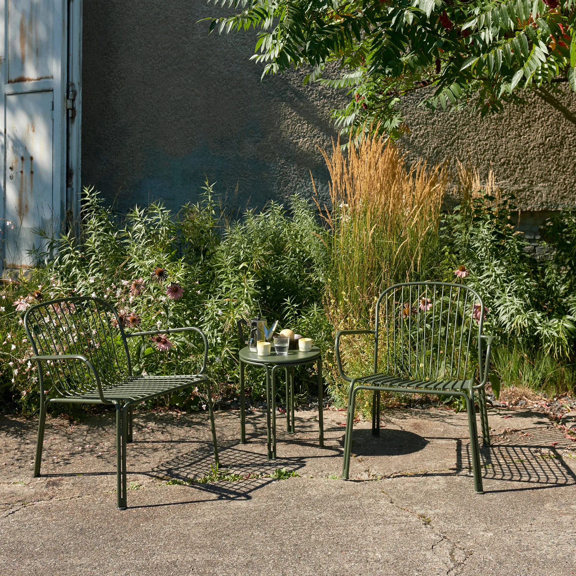 Thorvald SC102 side table, Bronze green &Tradition