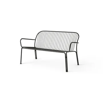 Thorvald SC110 lounge sofa - Warm black, 143 cm - &Tradition