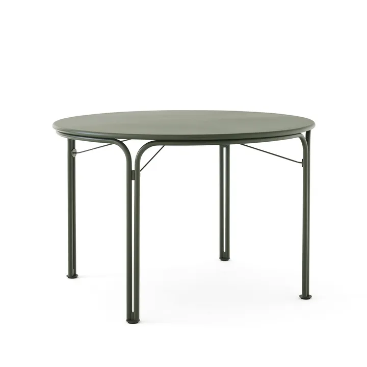 Thorvald SC98 dining table Ø115 cm - Bronze green - &Tradition