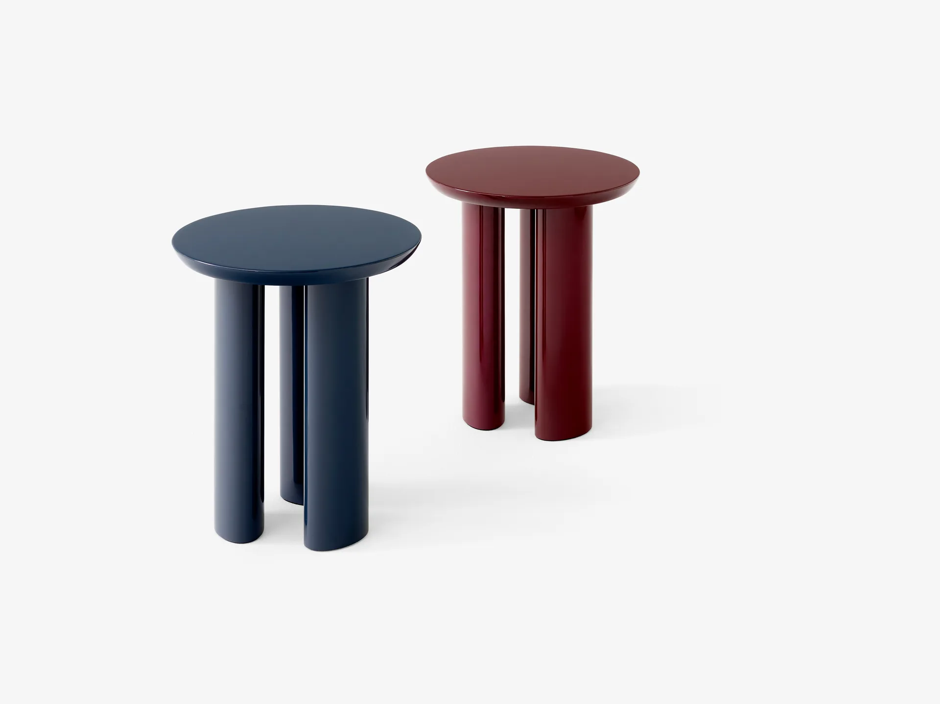 Tung JA3 side table, Steel blue &Tradition