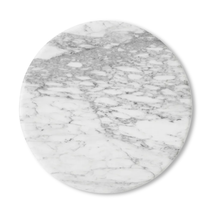 Wire Stool VP11 tabletop Ø38 cm - Marble Bianco Carrara - &Tradition