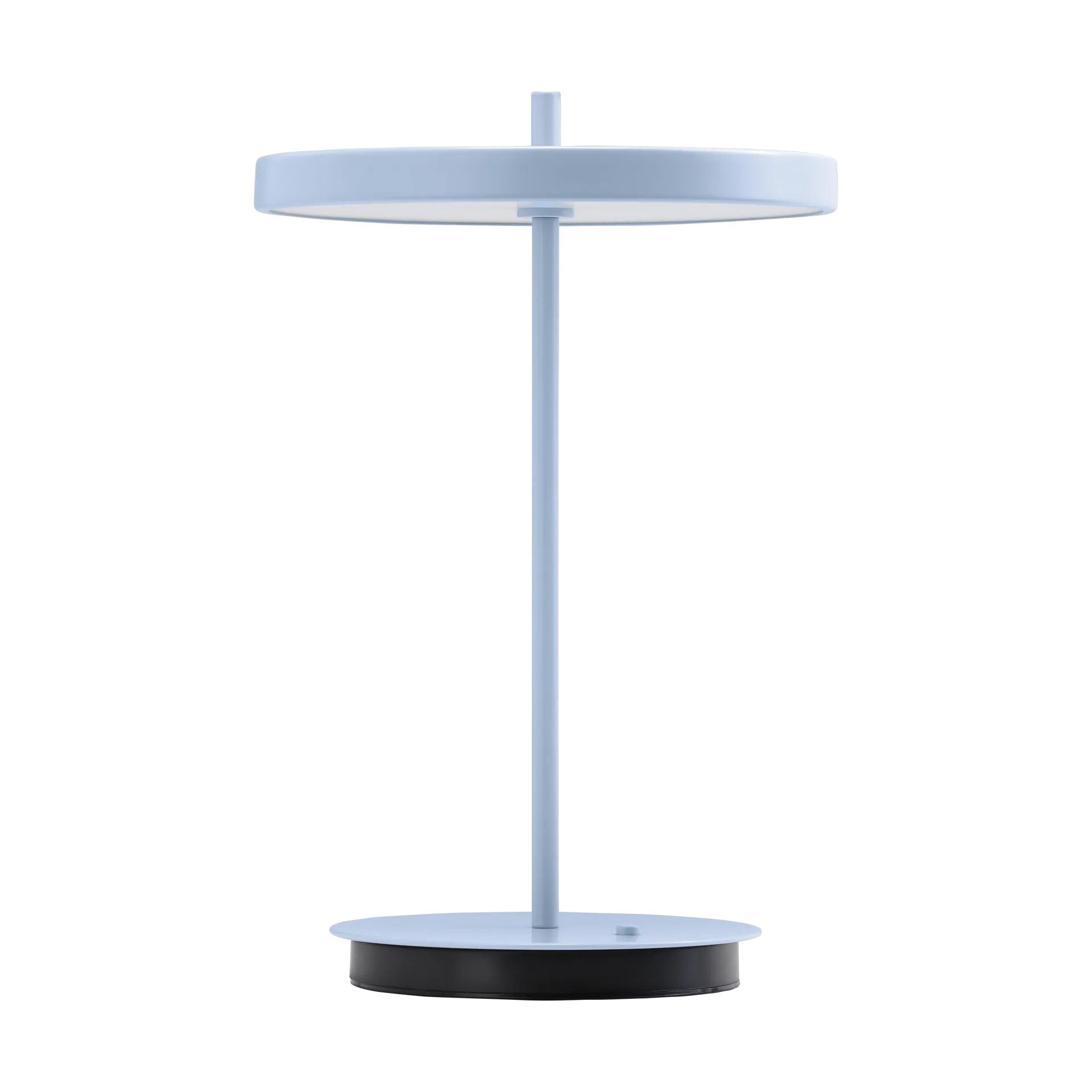 Asteria Move portable table lamp, Monochrome-pale blue Umage