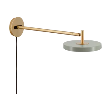 Asteria Wall wall lamp - Long, Nuance olive-brass - Umage
