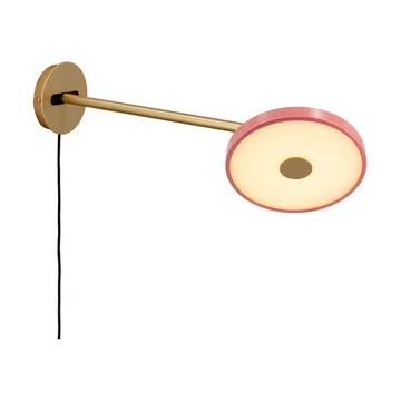 Asteria Wall wall lamp - Long, Nuance rose-brass - Umage