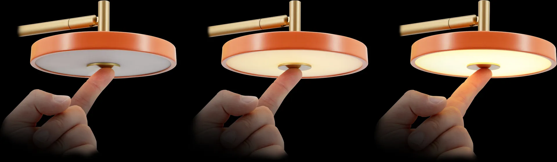 Asteria Wall wall lamp, Short, Pearl white-brass Umage