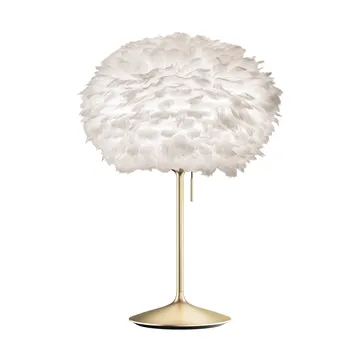 Eos table lamp medium - White-brushed brass - Umage