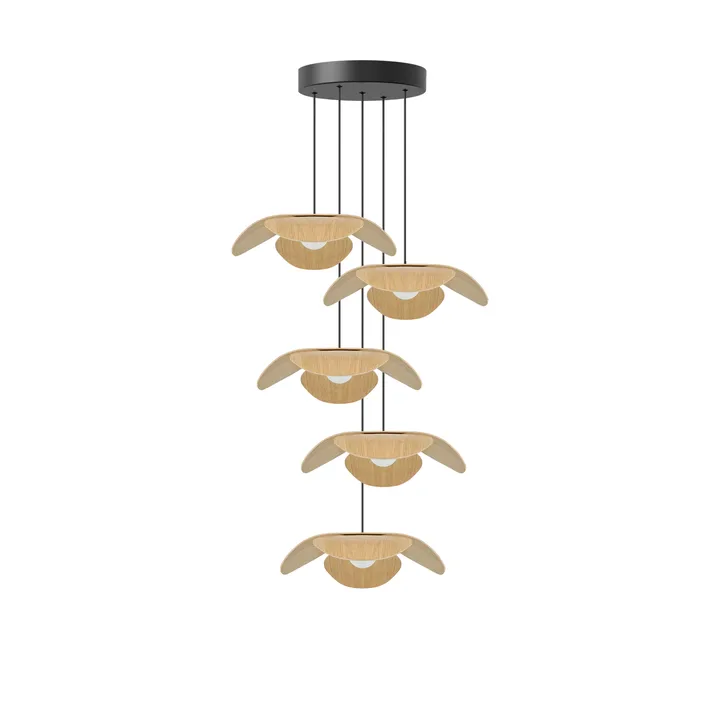 Forget Me Not pendant medium - Oak-cluster 5 - Umage