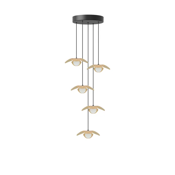 Forget Me Not pendant mini - Oak-cluster 5 - Umage
