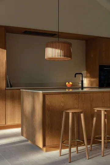 Komorebi pendant medium - Circle oak-black - Umage