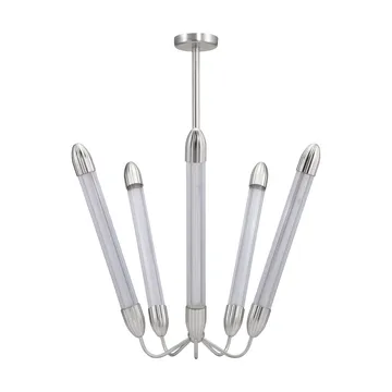 Lemon Squeeze Penta long ceiling lamp - Polished steel - Umage