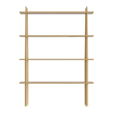 Stories Shelf with 4 shelves - Oak - Umage