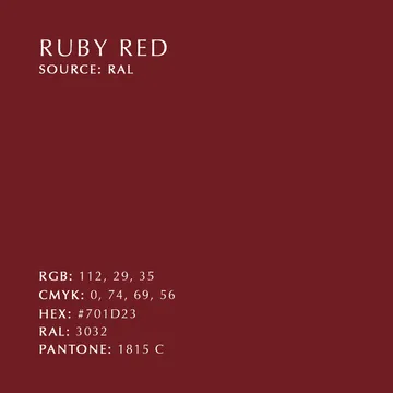 Teaser shelf - Ruby red - Umage