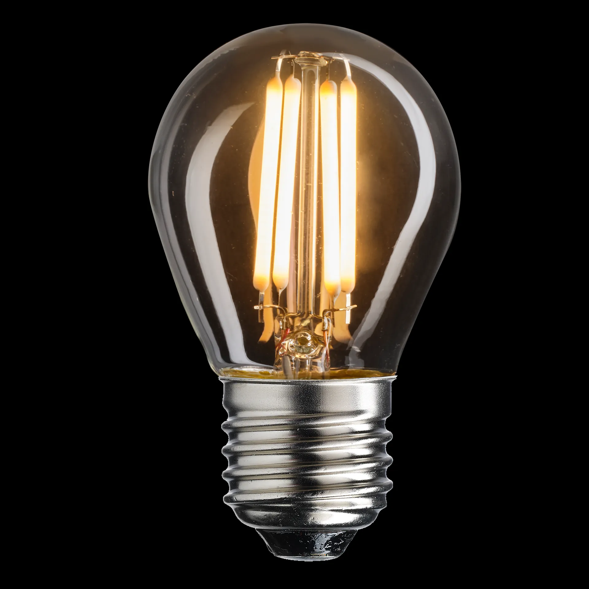Uni-white globe clear dimmable light source E27, 2700K 165lm 2W Unison