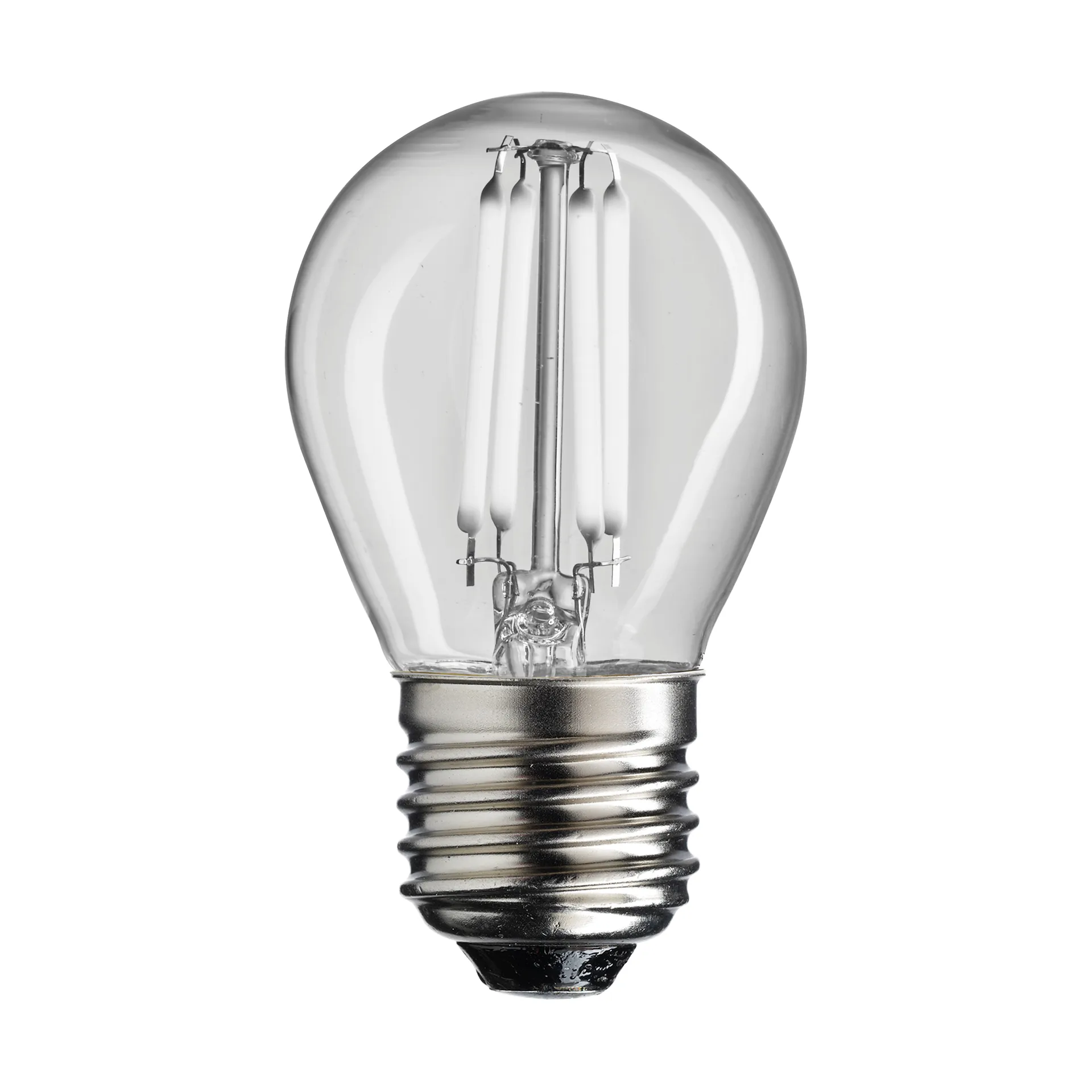 Uni-white globe clear dimmable light source E27, 2700K 300lm 4W Unison