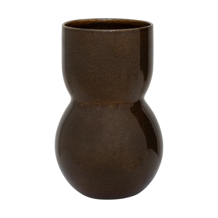 Noan vase 28 cm - Dark Downtown Brown - URBAN NATURE CULTURE