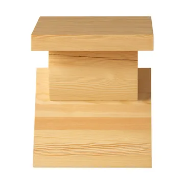006 AA Side Table side table - Matte oil-waxed pine, 40x40x45 cm - Vaarnii