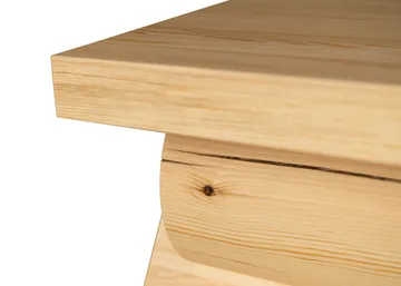 006 AA Side Table side table - Matte oil-waxed pine, 40x40x45 cm - Vaarnii