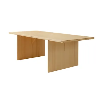 012 Kolmio Dining Table table - Matte oil-waxed pine, 227x95x72 cm - Vaarnii