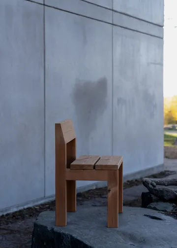 013 Osa Outdoor Dining Chair chair - Matte oil-waxed pine - Vaarnii