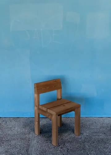 013 Osa Outdoor Dining Chair chair - Matte oil-waxed pine - Vaarnii