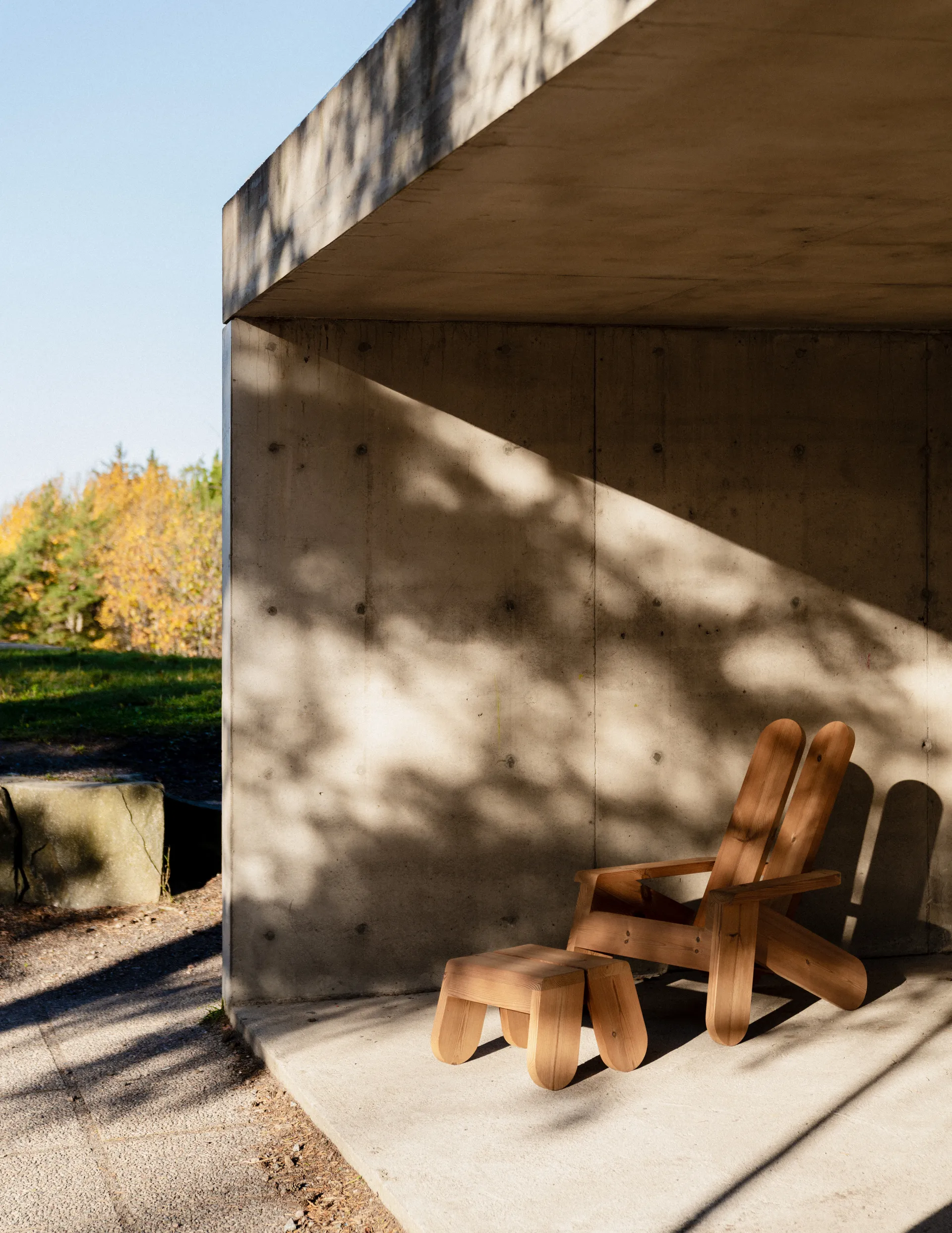 015 Peace Outdoor Lounge Chair lounge chair, Thermally treated pine Vaarnii