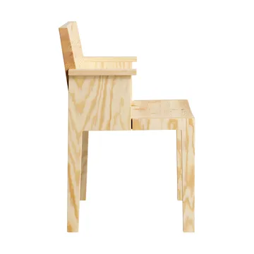 016 Maasto Dining Armchair armchair - Matte oil-waxed pine - Vaarnii