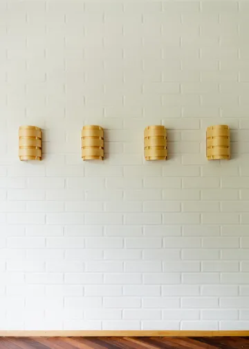 1004 Hans Wall Light - Matte oil-waxed pine, 16x24 cm - Vaarnii