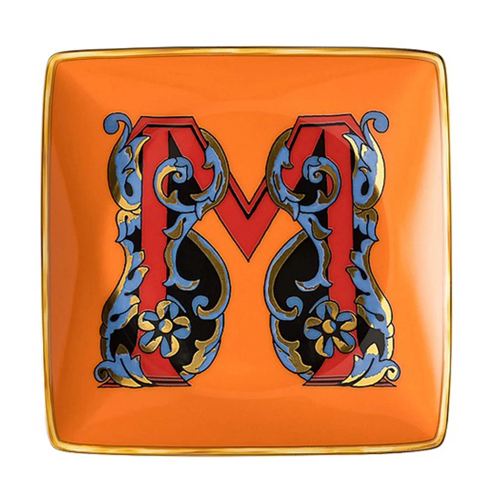 Versace Holiday Alphabet saucer 12 cm, M Versace