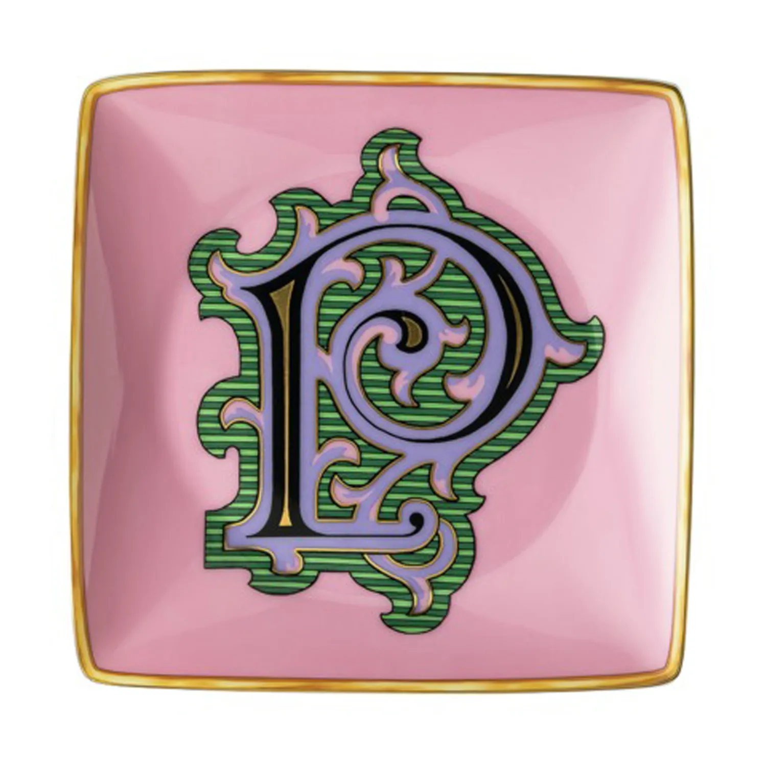 Versace Holiday Alphabet saucer 12 cm, P Versace