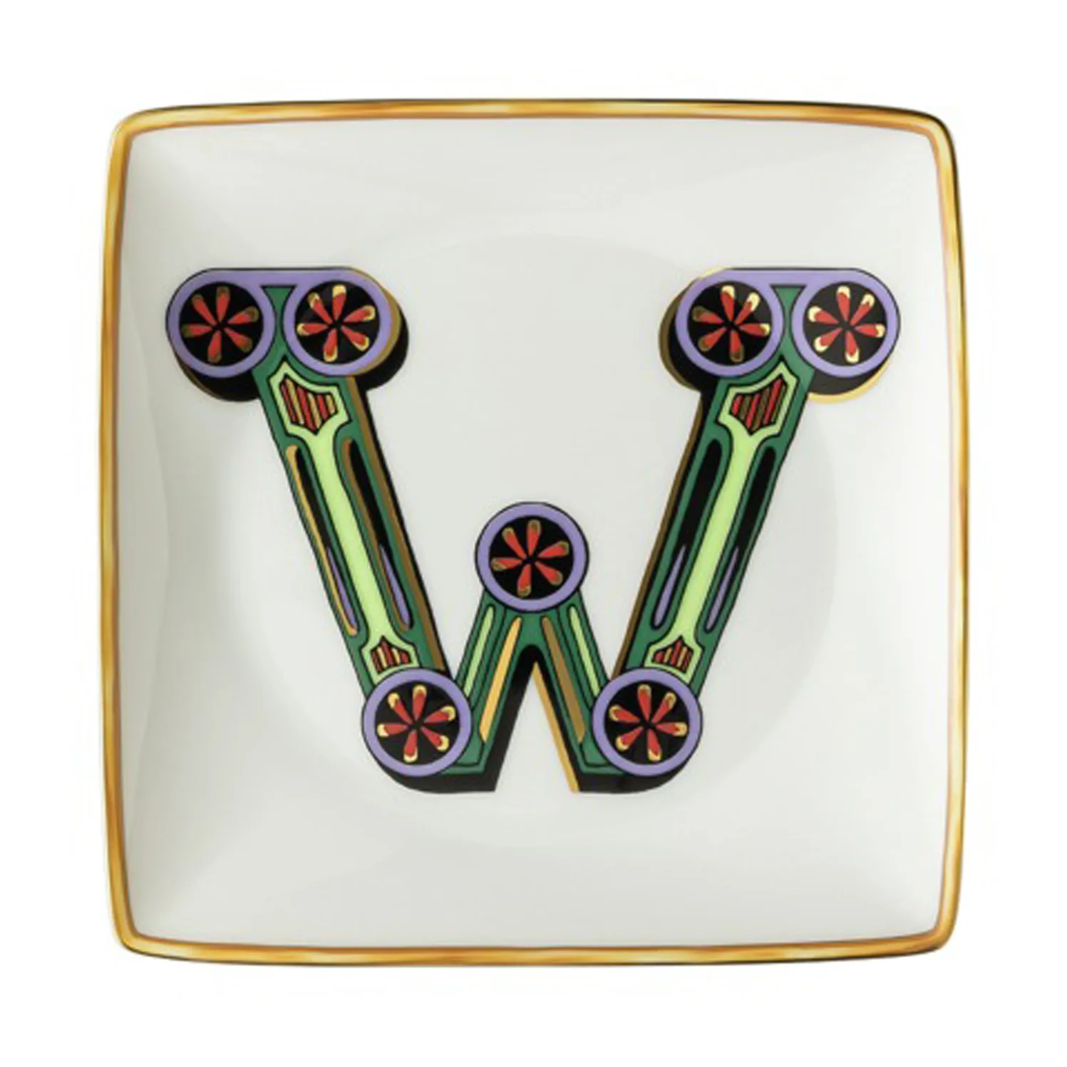 Versace Holiday Alphabet saucer 12 cm, W Versace