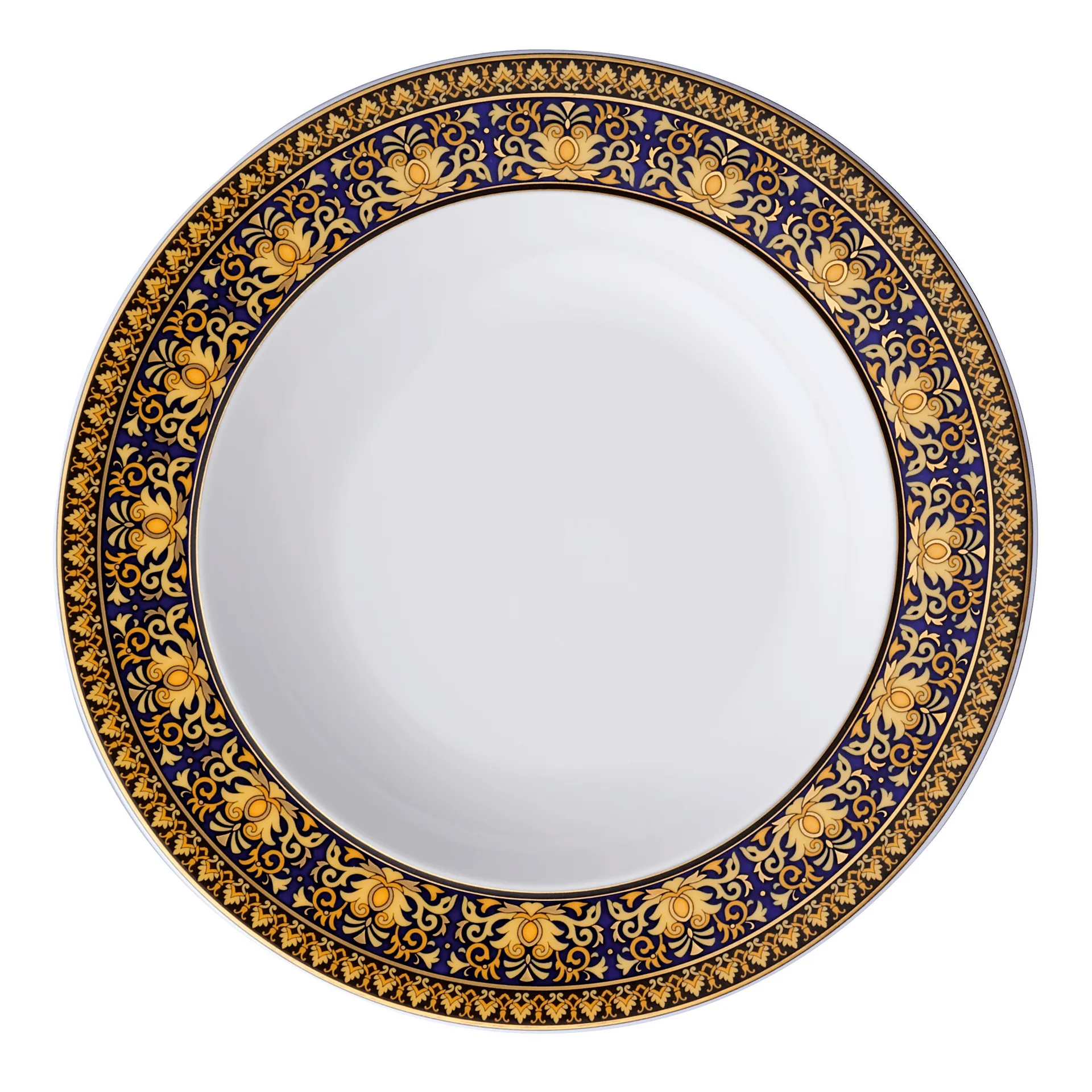 Versace Medusa Blue deep plate, 22 cm Versace