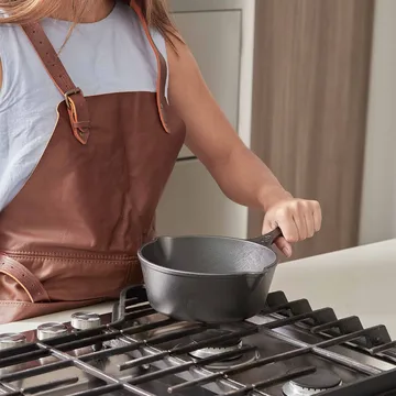 Cast Iron Casserole Ø22 cm - Matte black - Victoria