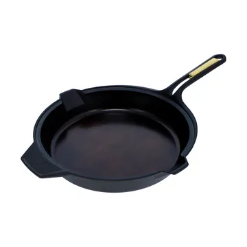 Signature frying pan polished cast iron 25 cm - Black - Victoria