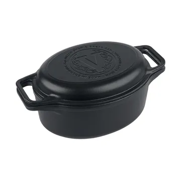Victoria pot and bread pan cast iron pre-seasoned - 2 pieces - Victoria