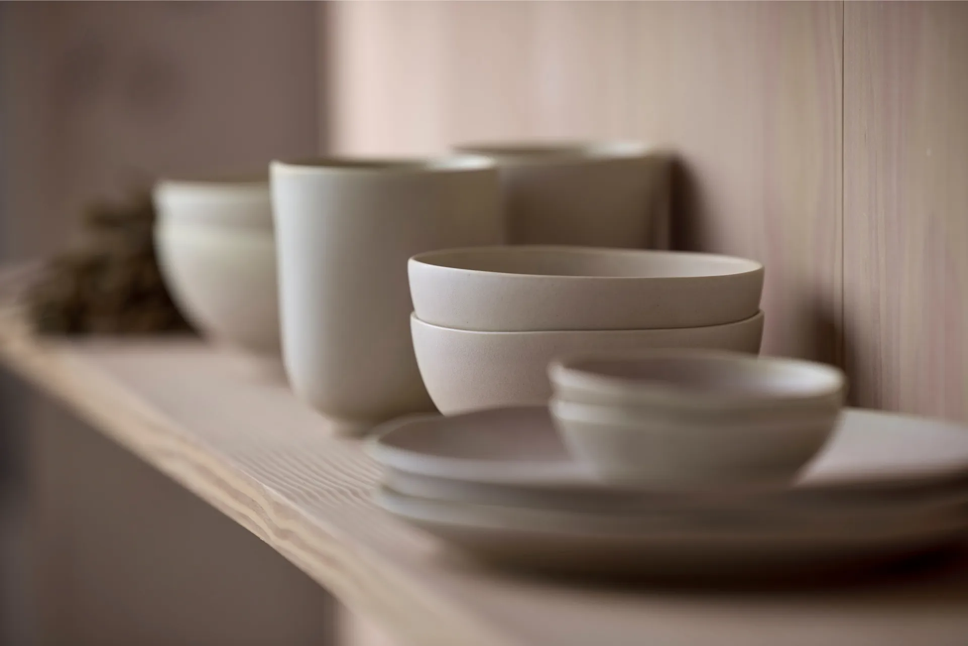 Shoku plate Ø20 cm, Beige Villa Collection