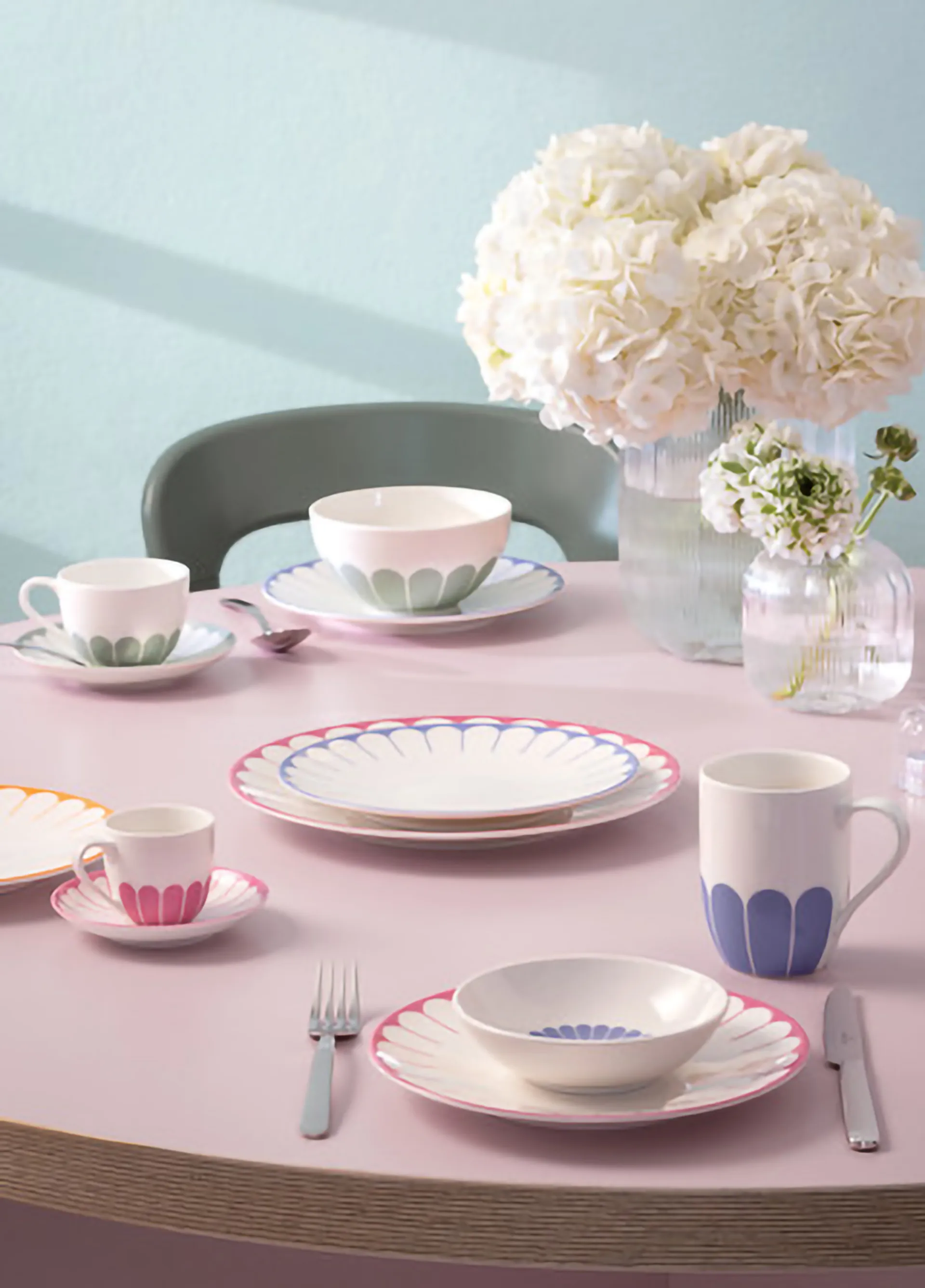 Fleur breakfast bowl 43 cl, White-green Villeroy & Boch